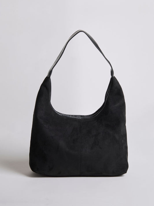 Borsa tote in pelle quotidiana in camoscio